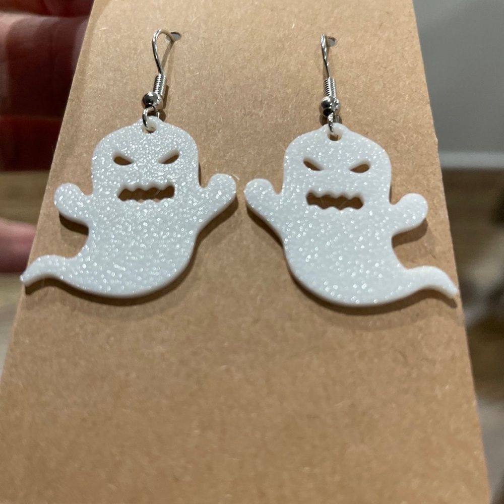 Ghost earrings - Picture 2 of 6